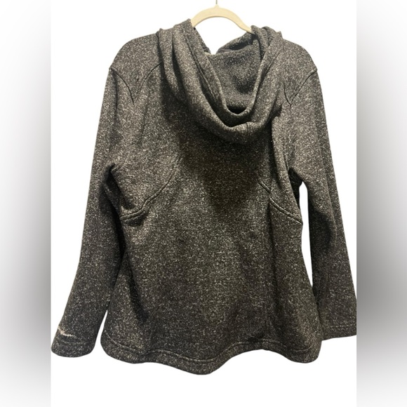 Eddie Bauer hooded radiator fleece 2.0 heater black XXL women’s zip up soft cozy - Picture 8 of 8